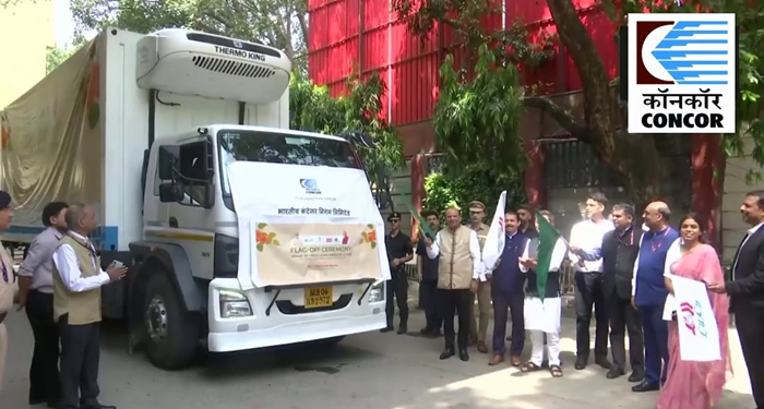 Ladakh LG flags off export consignment of Fresh Ladakh Apricots